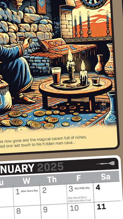 2025 Darts Calendar 'Tales from the dart side'