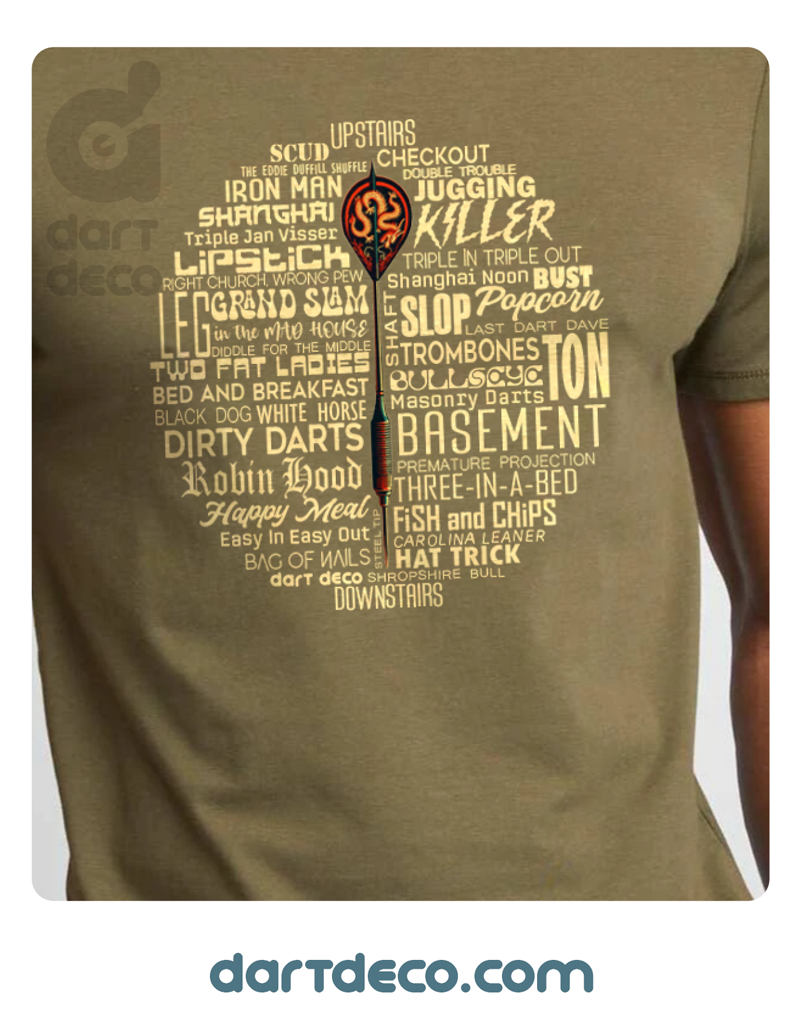 T-shirt - 'Darts Expressions'