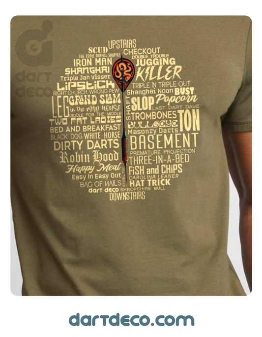 T-shirt - 'Darts Expressions'