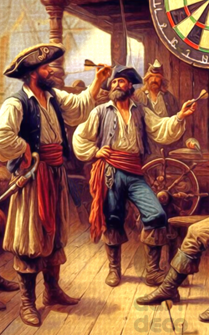 'Le Royal' - The Crew of Grutte Pier, Darts Cabinet